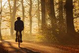 Mit dem Fahrrad in der Stille und Einsamkeit