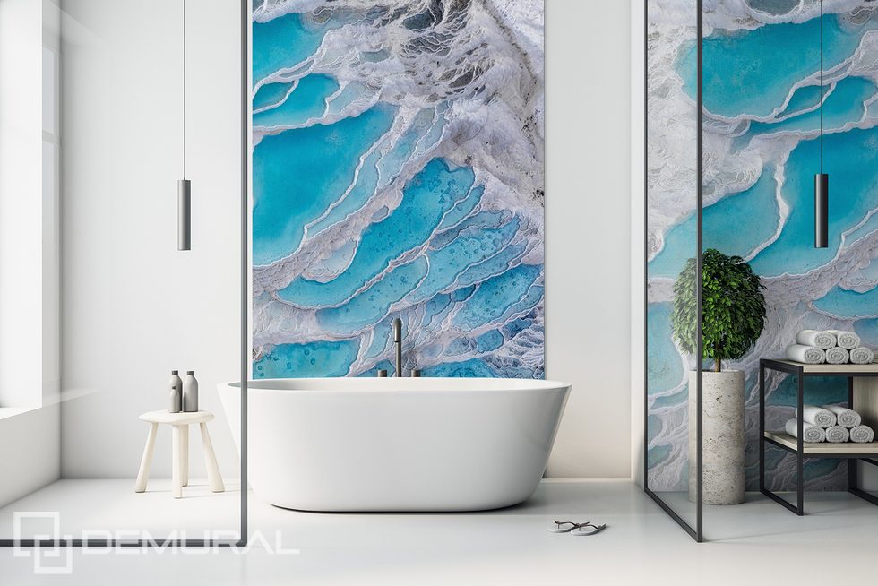 Die Meeresmischung - verdichtete Schönheit Fototapeten für Badezimmer Fototapeten Demural